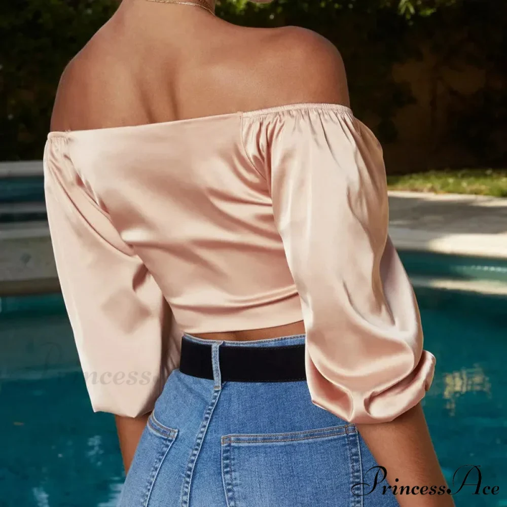 Satin Slik Crop Women Bow Sashes V Neck Crop Sleeveless Half Sleeve Cropped Backless cropped feminino Tank top - Image 6