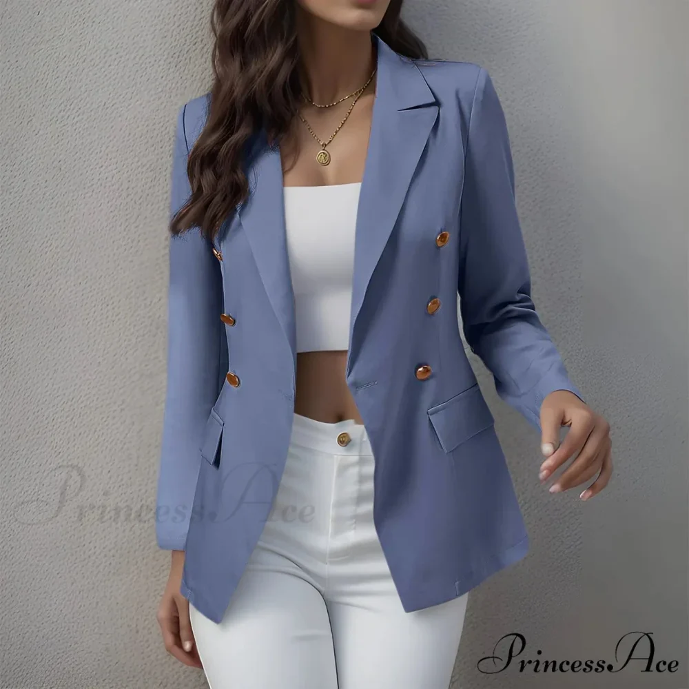 Temperament Lapel Long Sleeve Slim Overcoat Women'S Bomber Korean Winter Outer Warm Chic Stylish Elegant Fashionable Versatile Jacket - Image 4