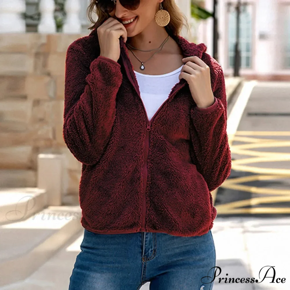 Hooded Warm Stylish Chic Trendy Elegant Fashionable Classic Comfortable Jacket - Image 3