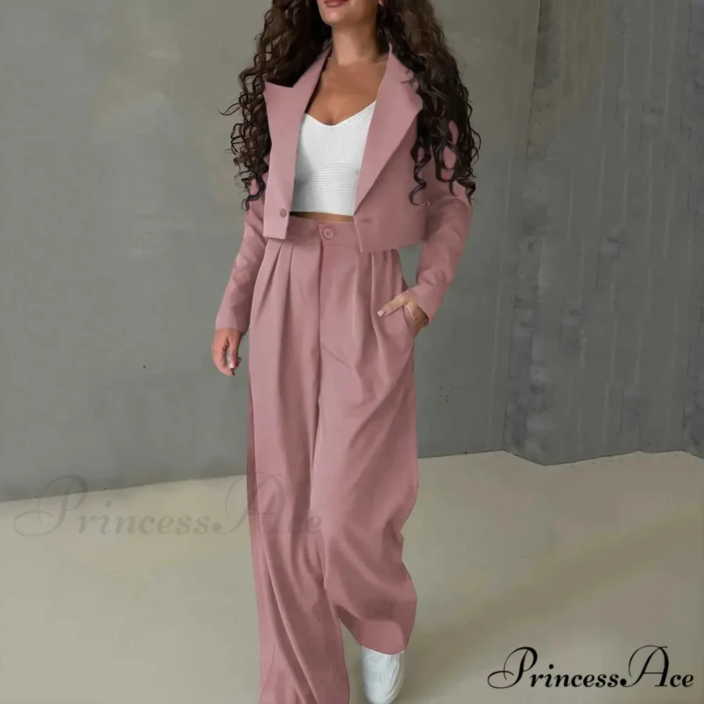 Fashion Solid Temperament Slim Stylish Trendy Elegant Fashionable Classic Jacket - Image 3