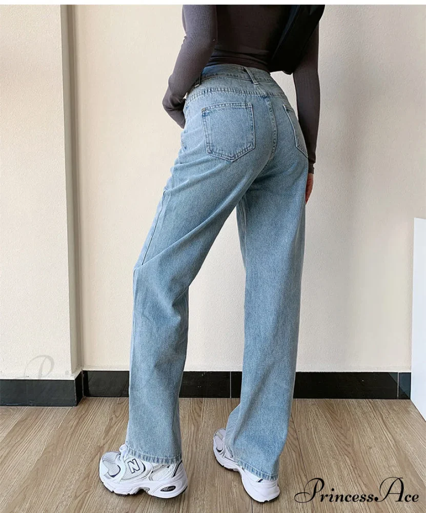Femmale Black Blue Jeans - Image 2