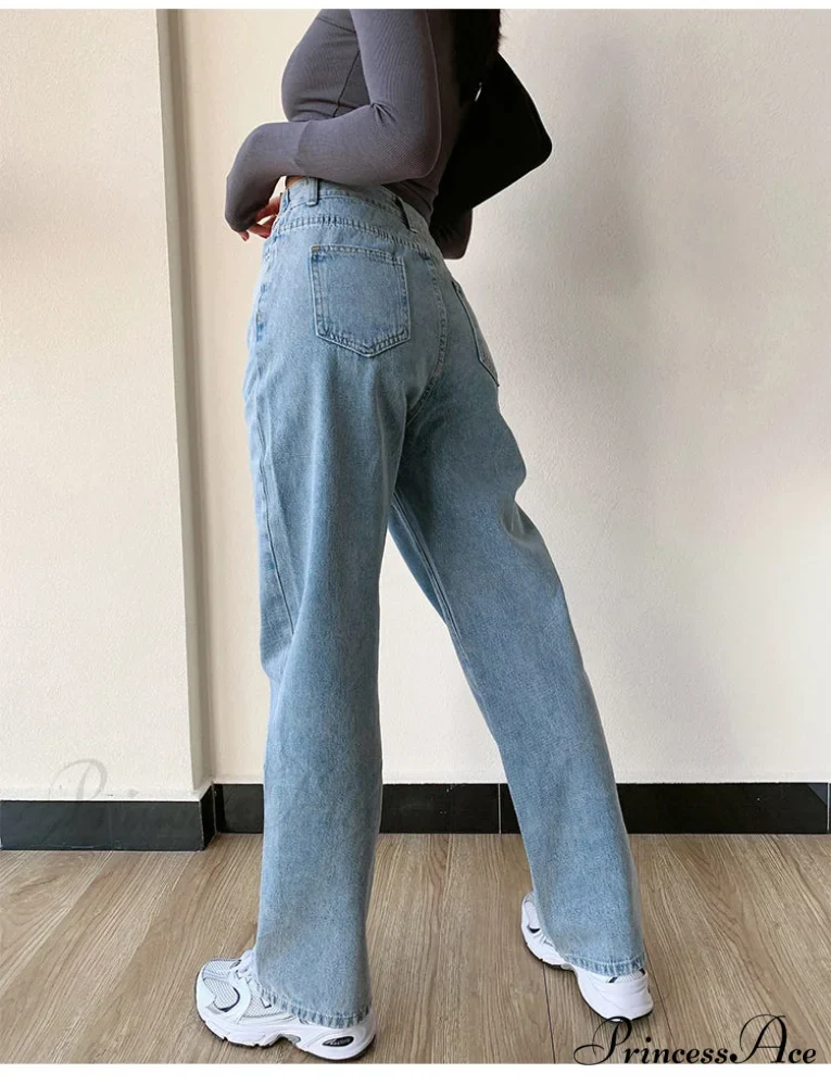 Femmale Black Blue Jeans - Image 3