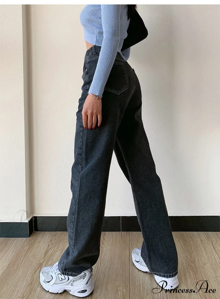 Femmale Black Blue Jeans - Image 4