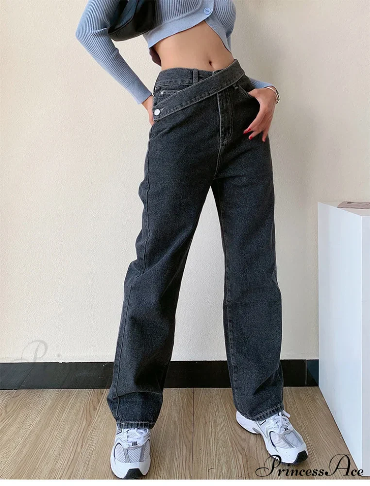 Femmale Black Blue Jeans - Image 5