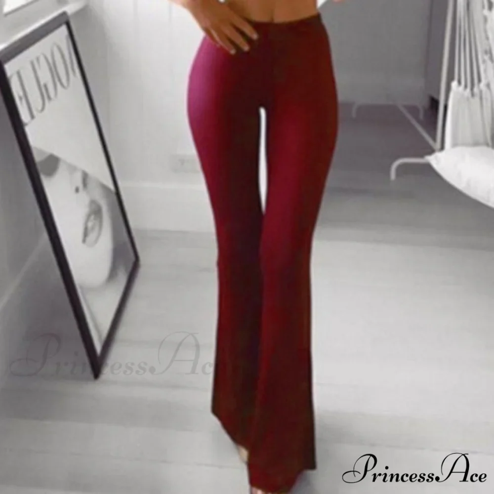 New Multi Colors Slim Trumpet Trendy Pants - Image 4