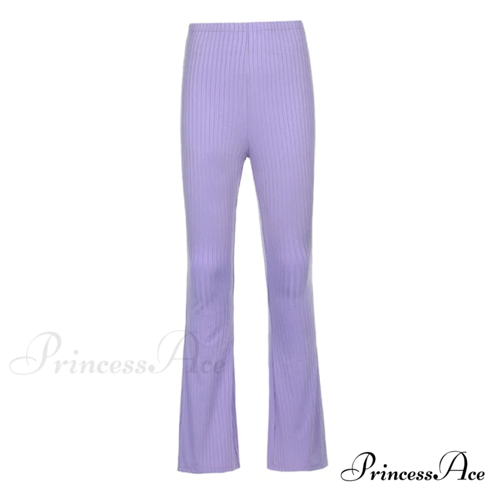 High Waist Aesthetic Female Vintage Pants - Image 3