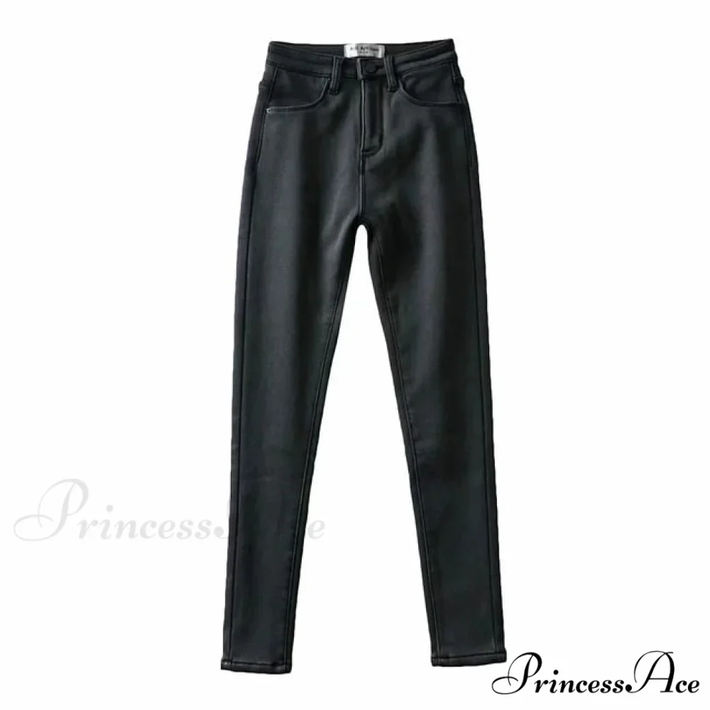 England Style Vintage High Waist Skinny Jeans - Image 6