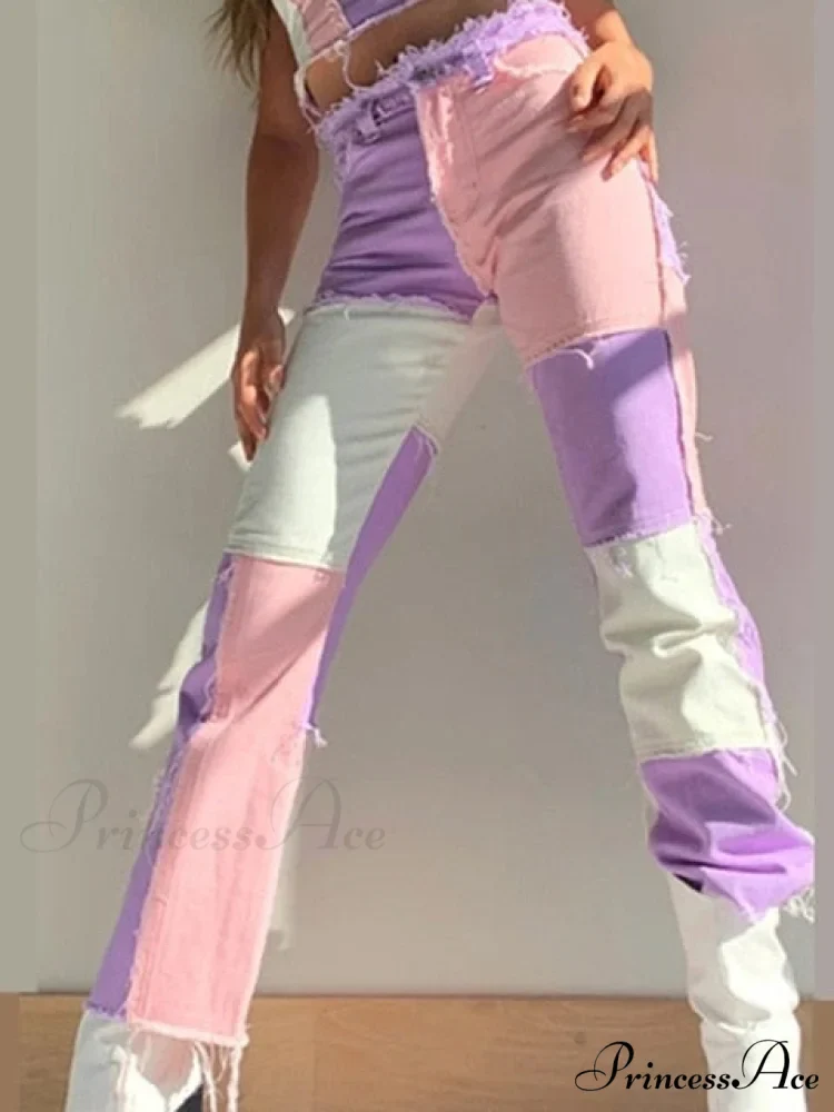 Casual Hip Hop High Waist Loose Straight Pants - Image 2