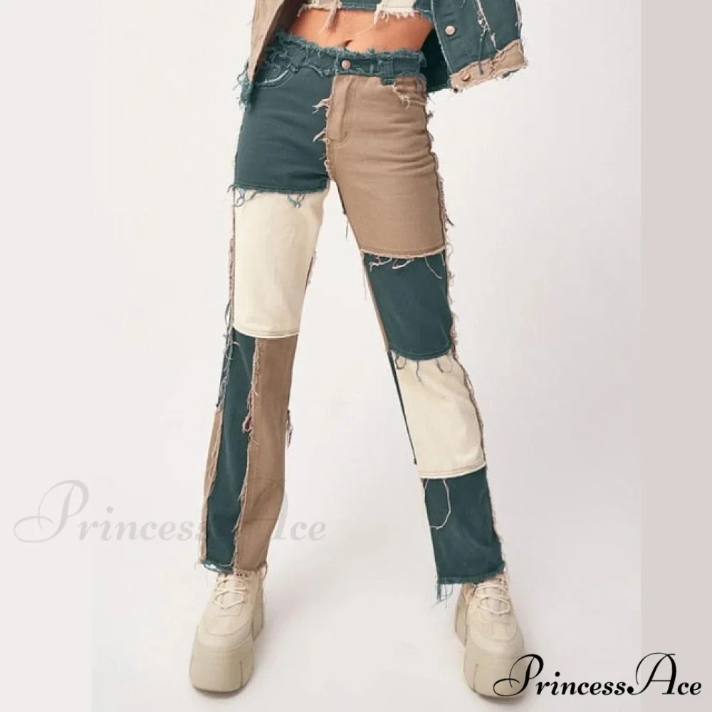 Casual Hip Hop High Waist Loose Straight Pants - Image 5