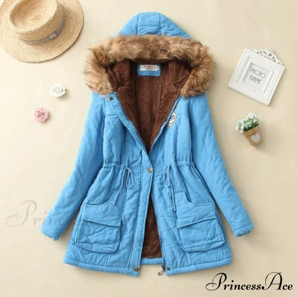 Fashion Plus Size Long Sleeve Thick Warmth Coat - Image 17