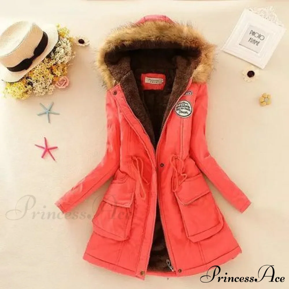 Fashion Plus Size Long Sleeve Thick Warmth Coat - Image 3