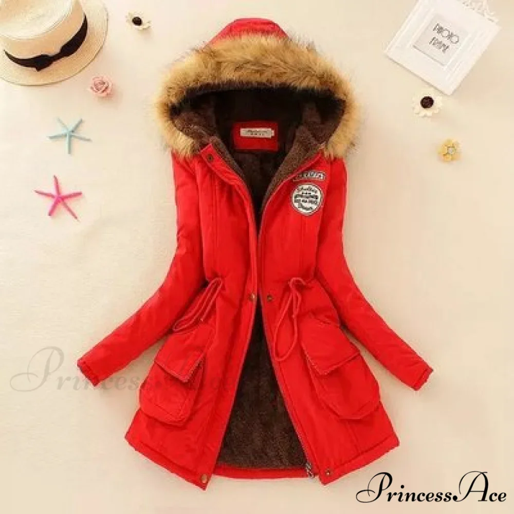Fashion Plus Size Long Sleeve Thick Warmth Coat - Image 4