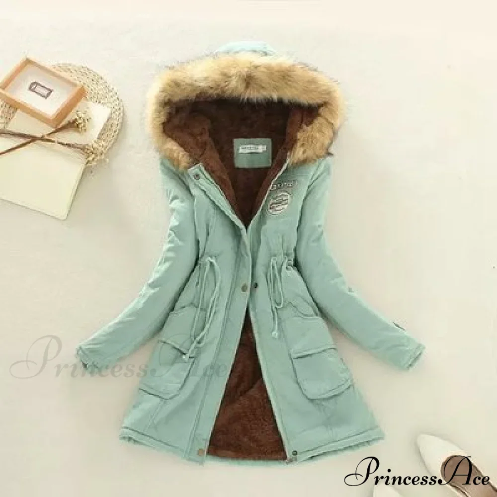 Fashion Plus Size Long Sleeve Thick Warmth Coat - Image 9