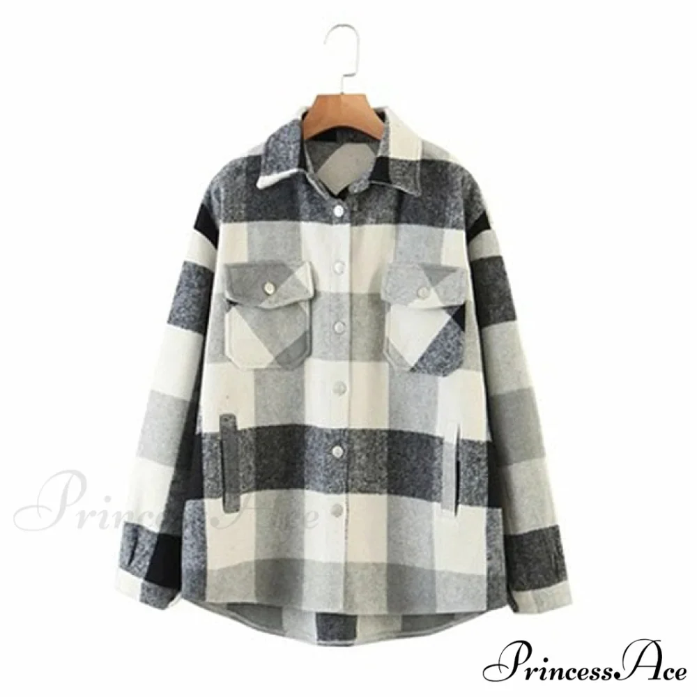 Ladies Thick Turn Collar Plus Size Female Coat - Image 3