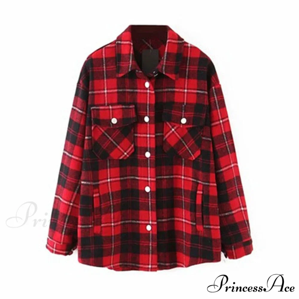 Ladies Thick Turn Collar Plus Size Female Coat - Image 5