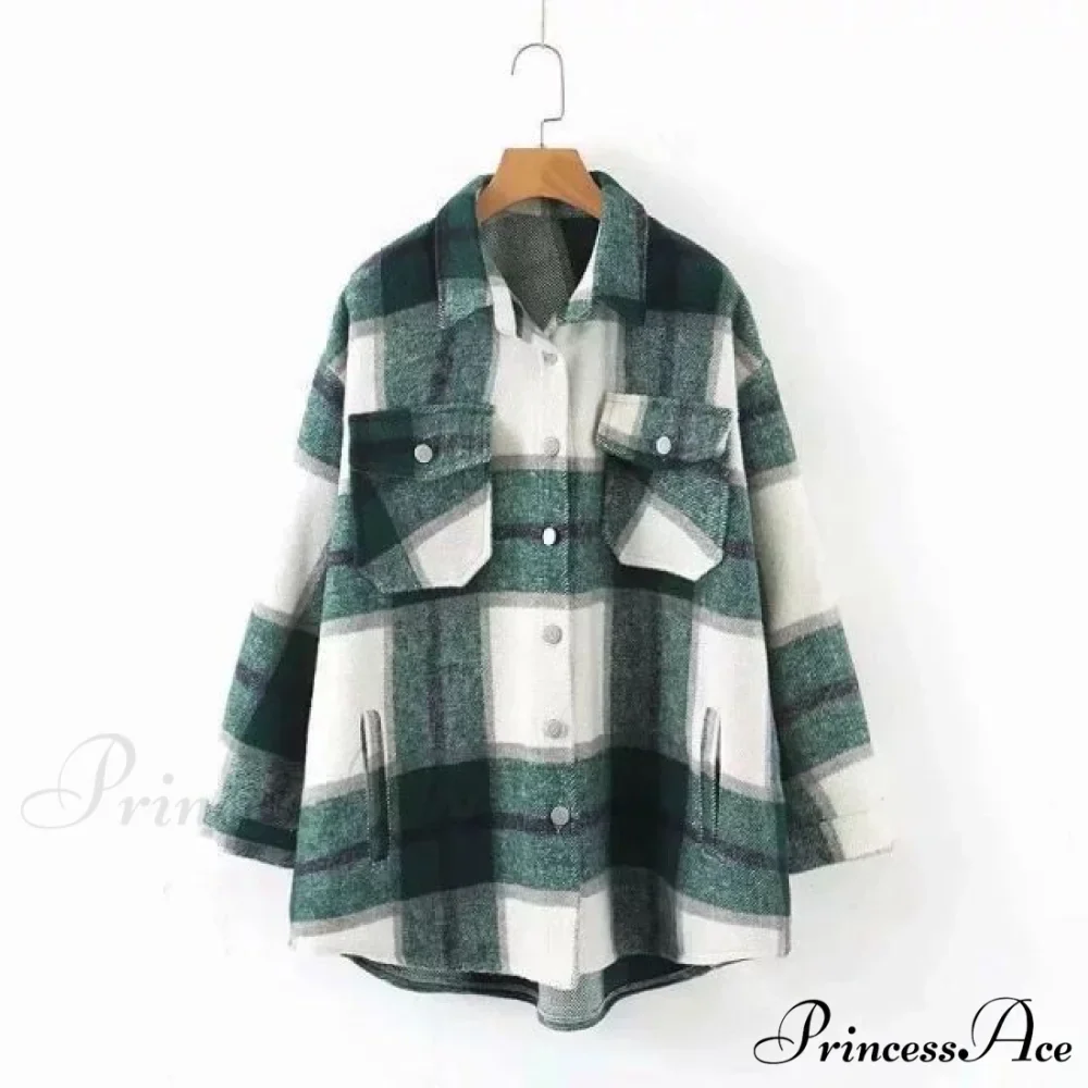 Ladies Thick Turn Collar Plus Size Female Coat - Image 6