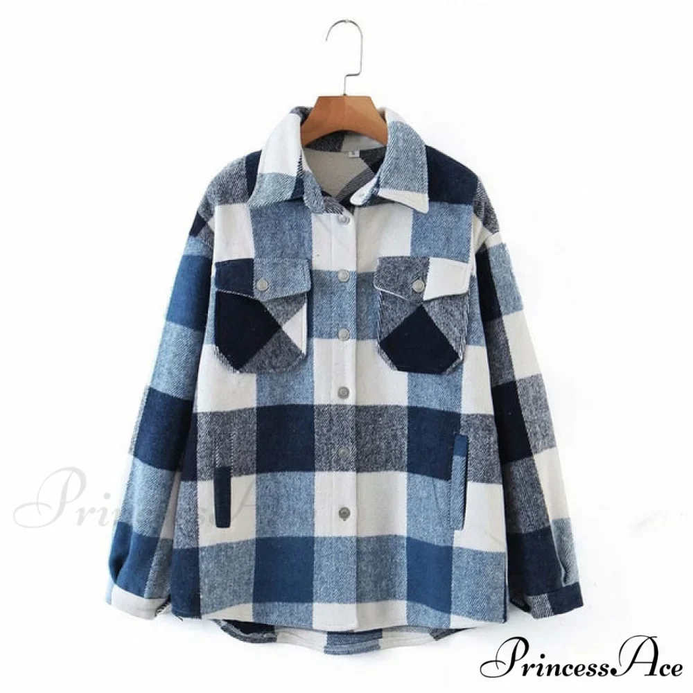 Ladies Thick Turn Collar Plus Size Female Coat - Image 7