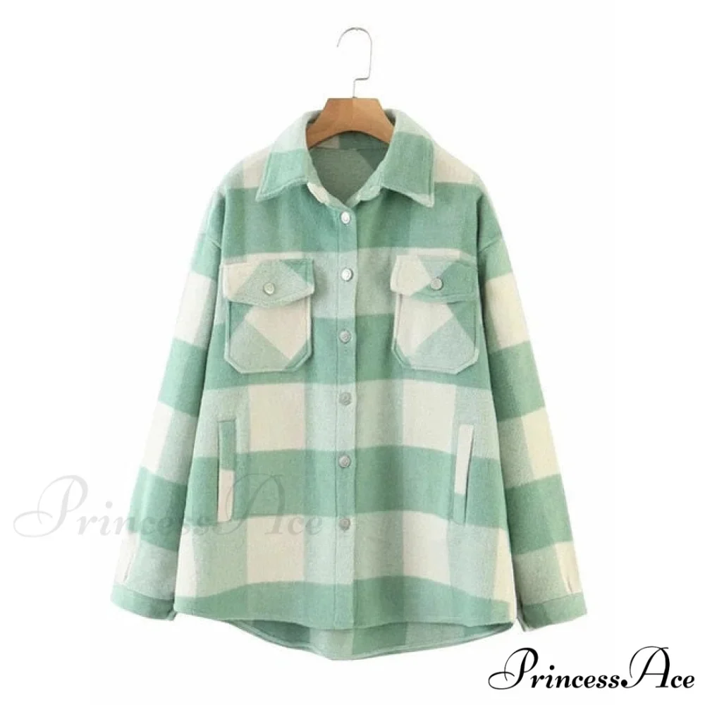Ladies Thick Turn Collar Plus Size Female Coat - Image 9