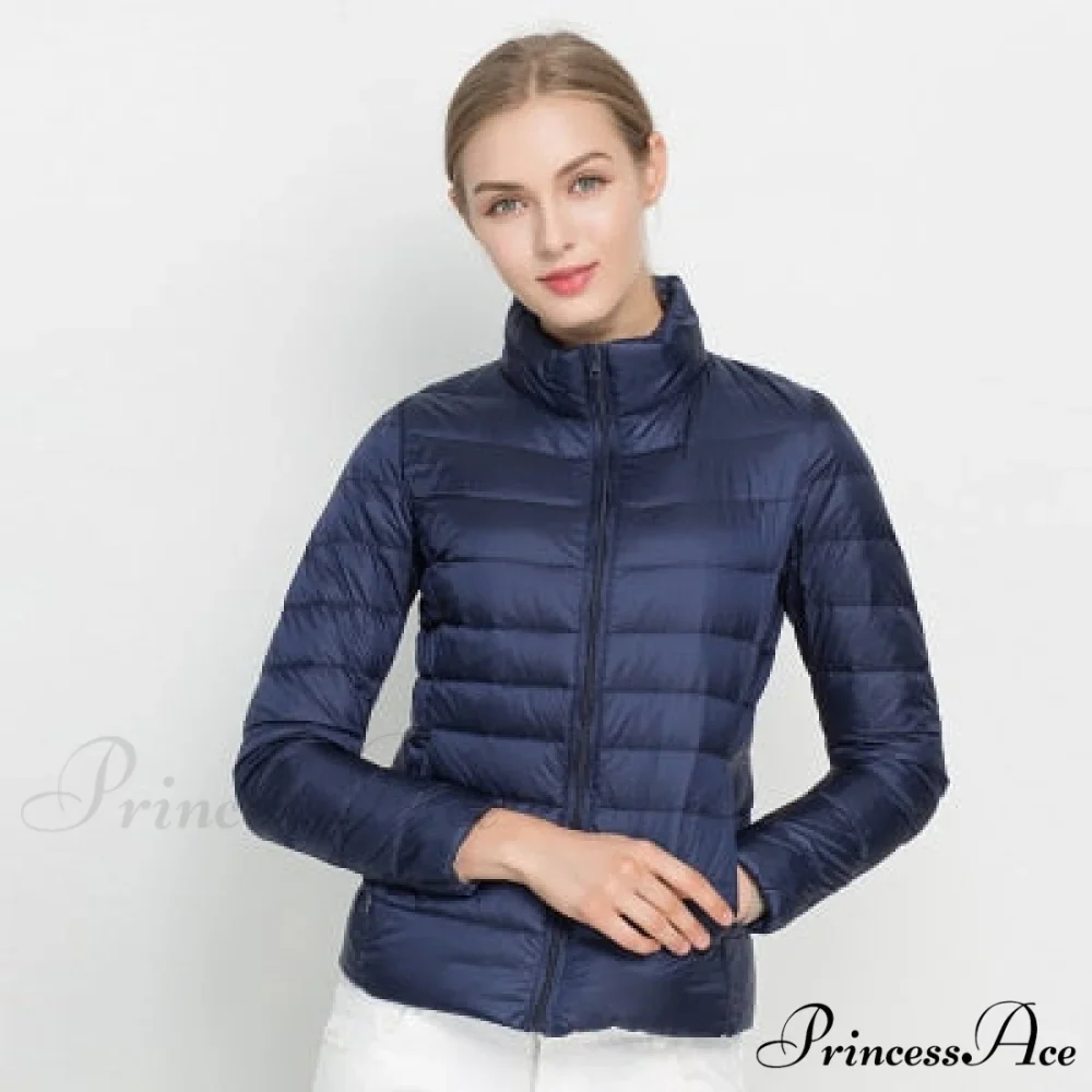 Slim Puffer Portable Windproof Down Coat - Image 6