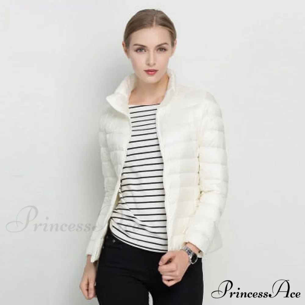 Slim Puffer Portable Windproof Down Coat - Image 7