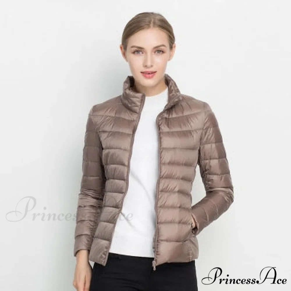 Slim Puffer Portable Windproof Down Coat - Image 8