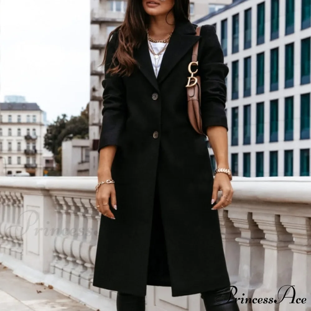 Lined Pocket Slim Outerwear Solid Casual Blazer - Image 4