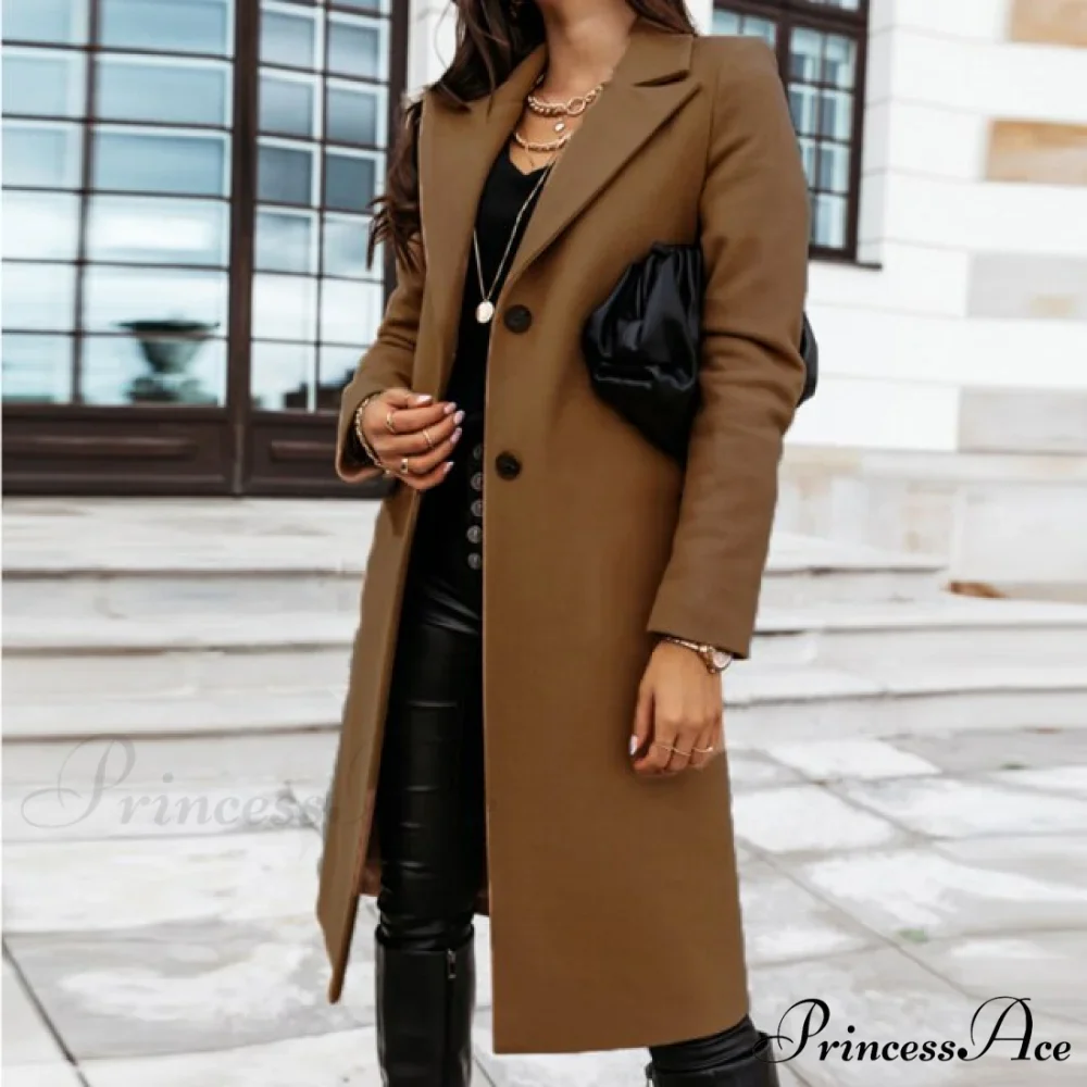 Lined Pocket Slim Outerwear Solid Casual Blazer - Image 5