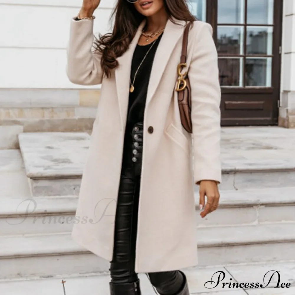 Lined Pocket Slim Outerwear Solid Casual Blazer - Image 9