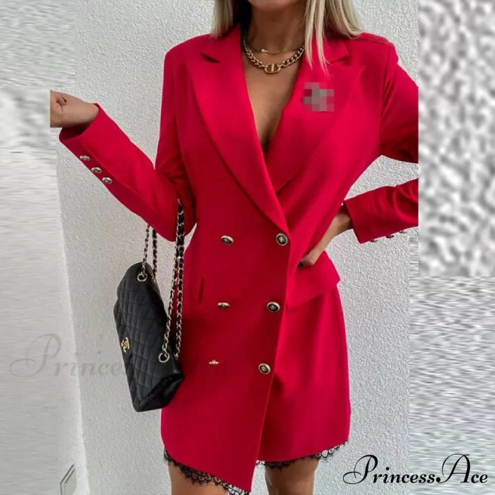 Office Lady Blazer Dress - Image 15