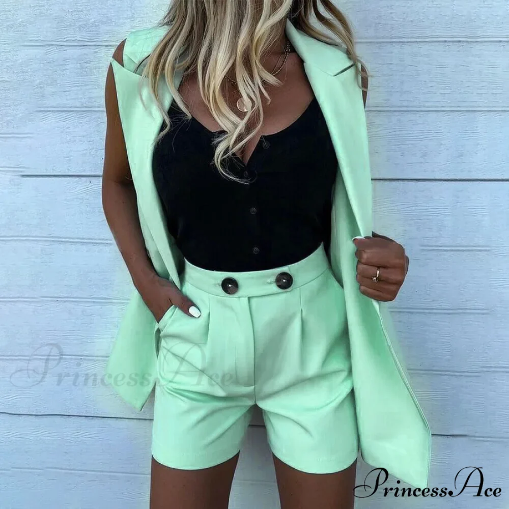 Button Up Elastic Waist Tops - Image 3