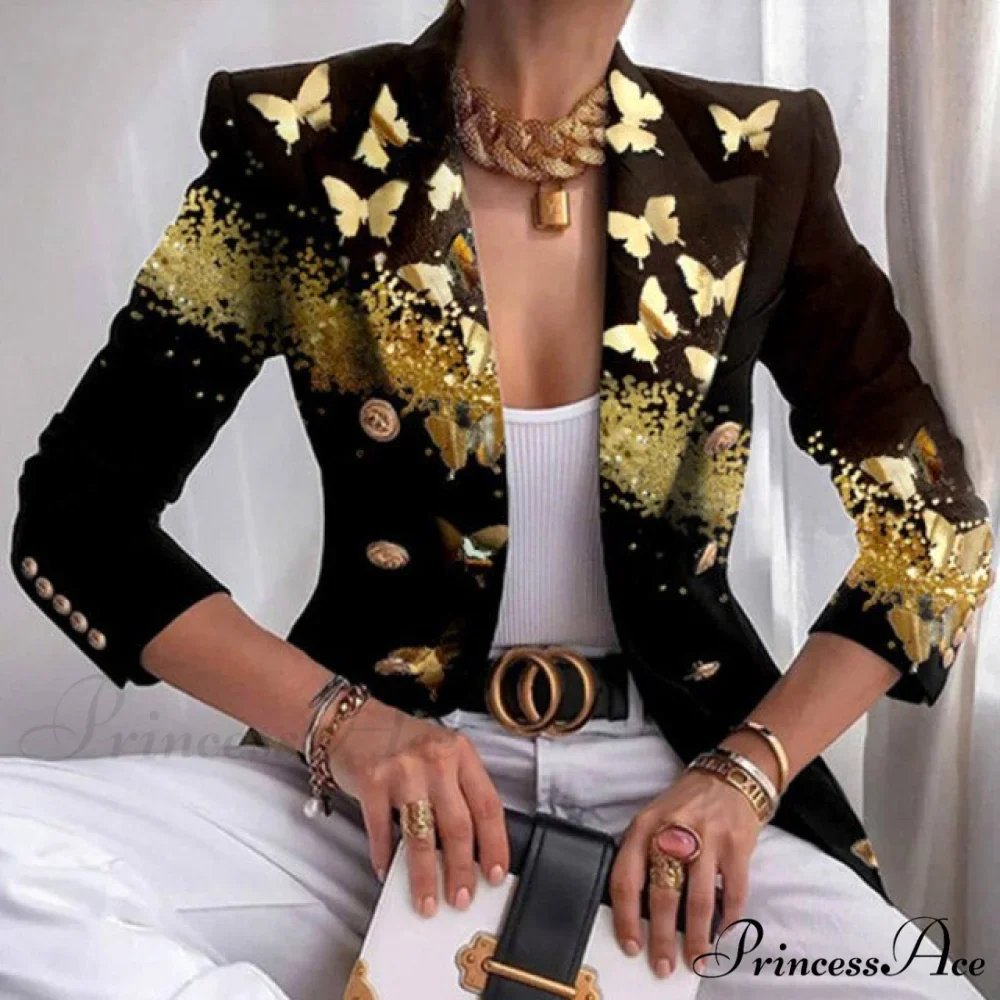 Elegant Office Lady Double Breasted Blazers - Image 9
