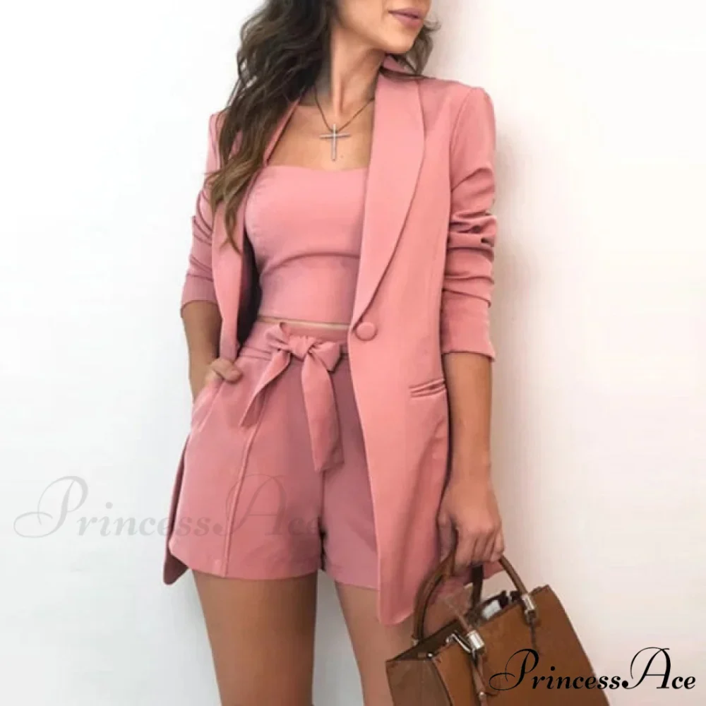 Office Lady Outfits Long Sleeve Blazer - Image 5