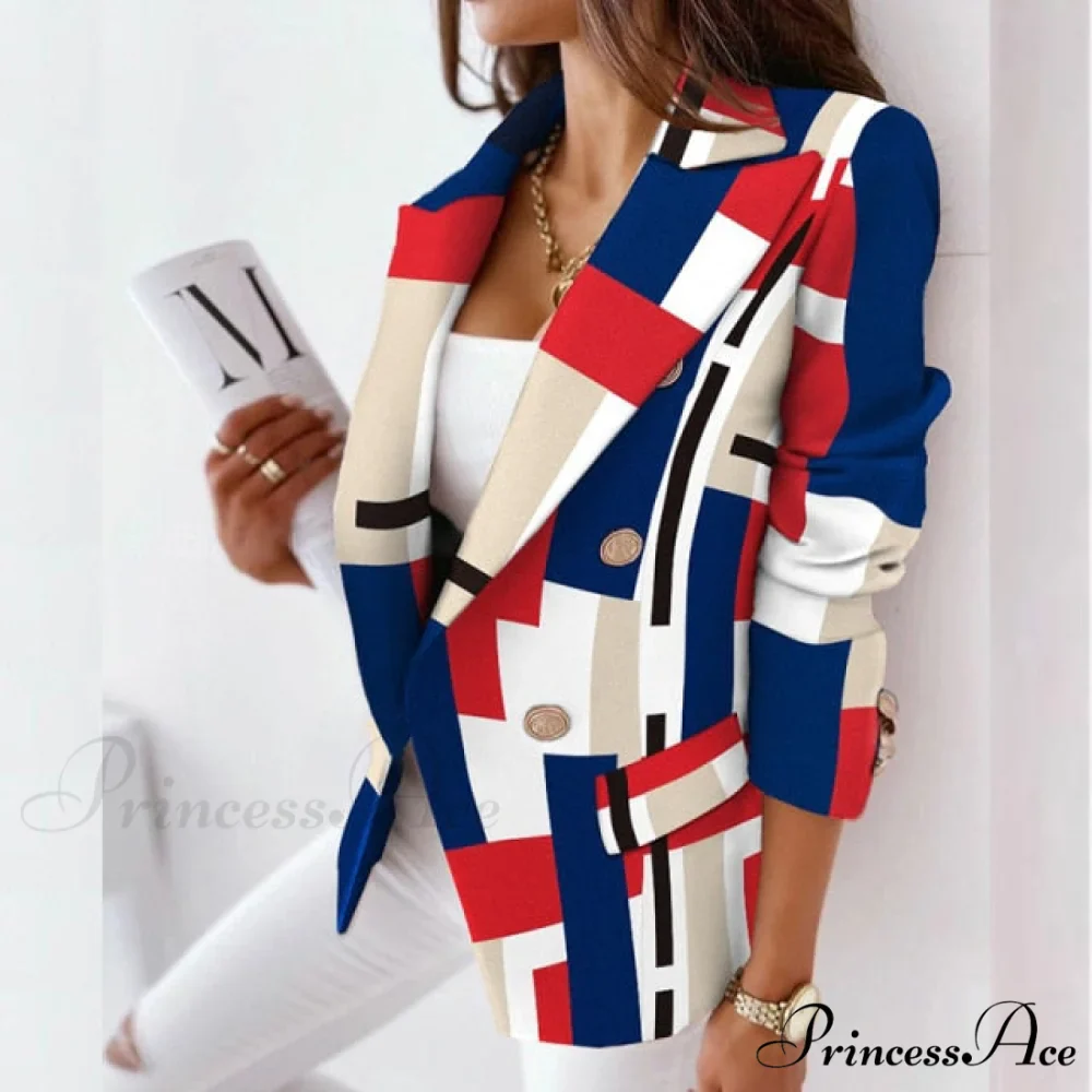 Office Lady Elegant Solid Blazer - Image 8