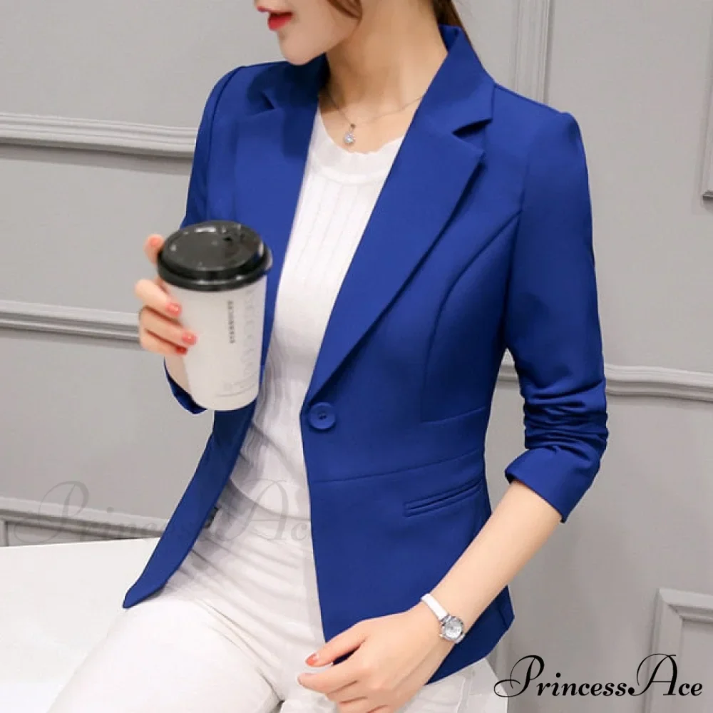 Fashion Solid Formal Blazers - Image 5
