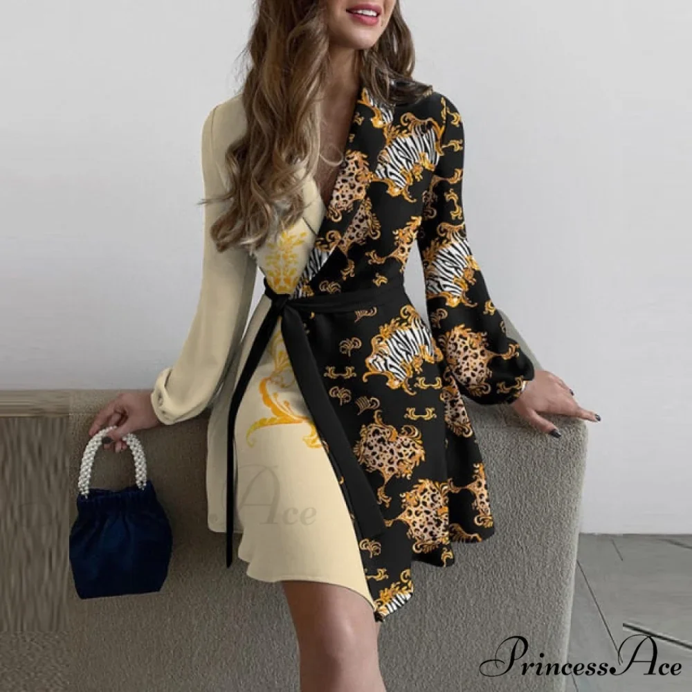 Belted Button Party Dress - Image 10