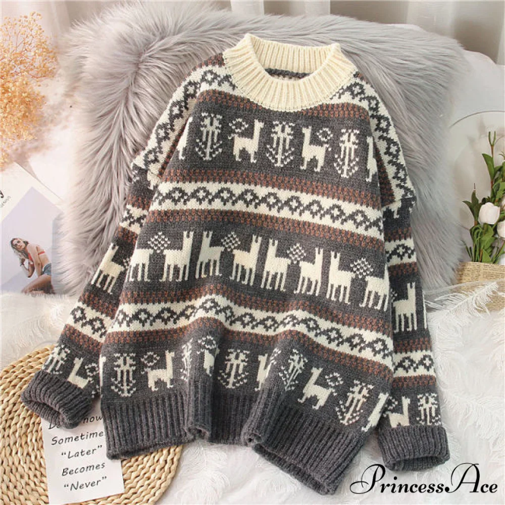 Christmas Red Deer Sweater - Image 5