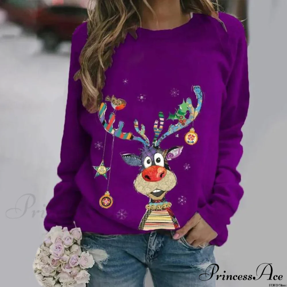 Cartoons Long Sleeve Women Sweater - Image 17