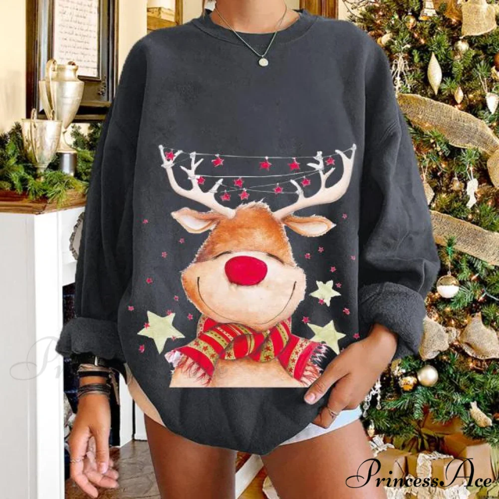 Cartoons Long Sleeve Women Sweater - Image 2