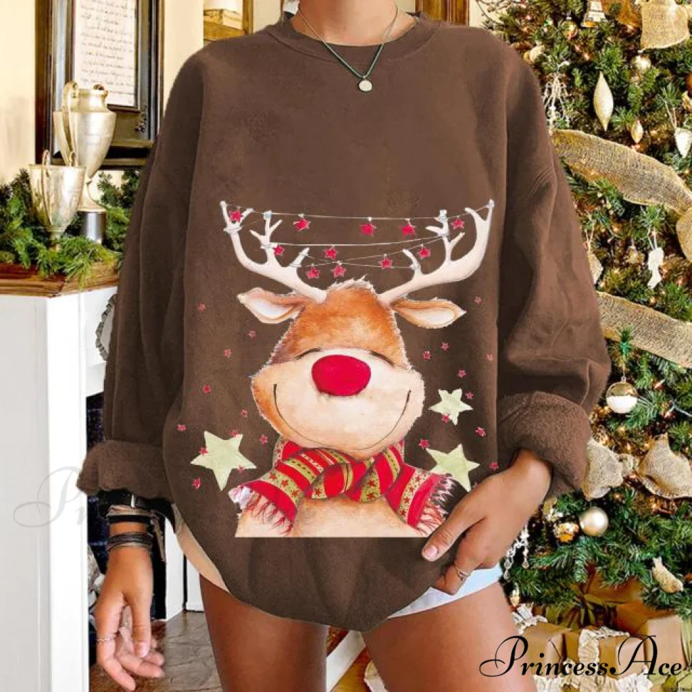 Cartoons Long Sleeve Women Sweater - Image 4