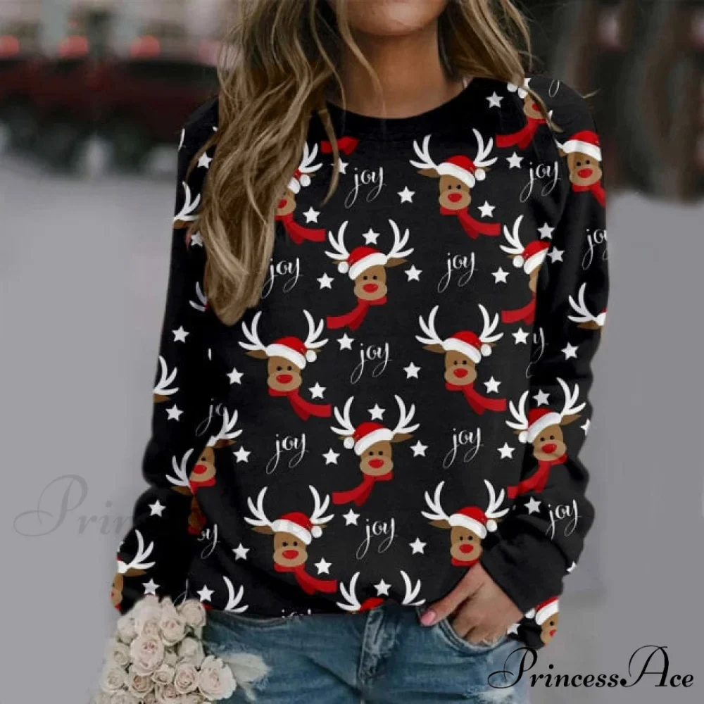 Christmas Pullover Sweater Top - Image 2