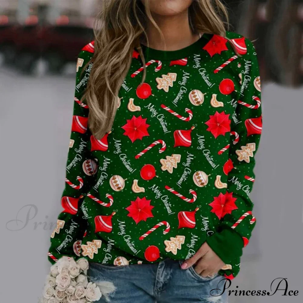 Christmas Pullover Sweater Top - Image 3