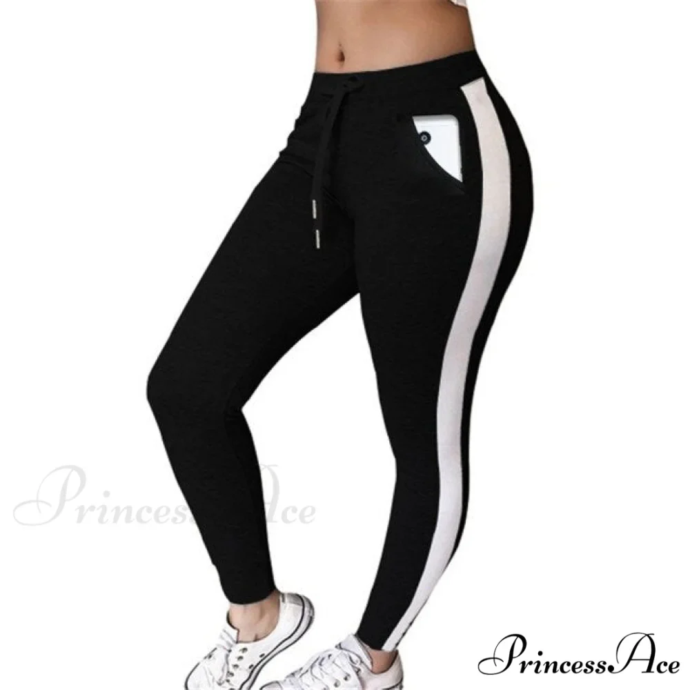 High Waist Striped Pants - Image 2