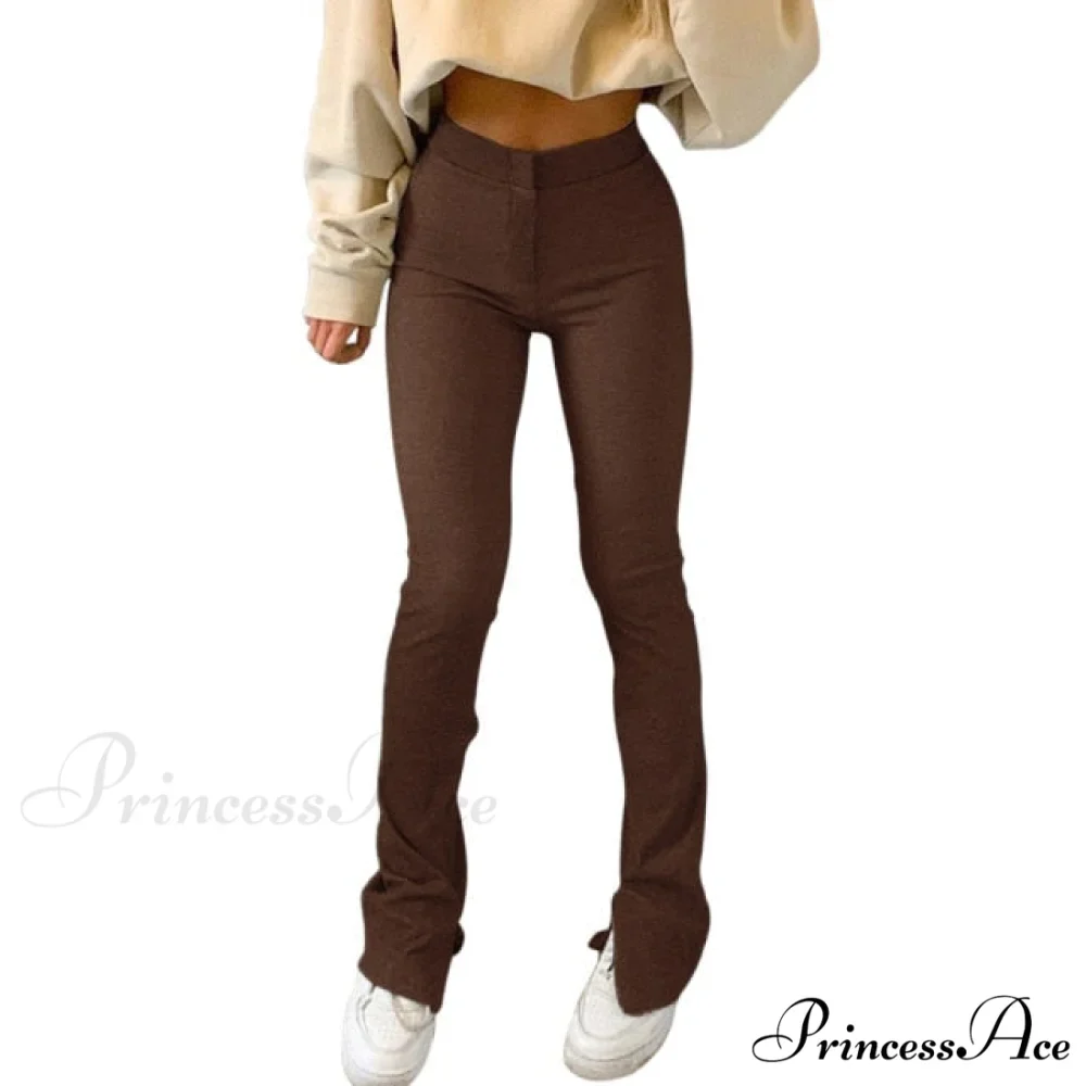 Solid Sweatpants Skinny Long Trousers - Image 3