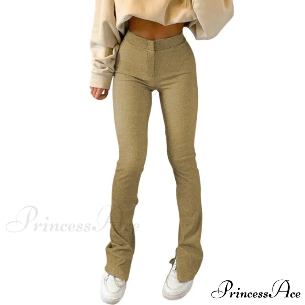 Solid Sweatpants Skinny Long Trousers - Image 4