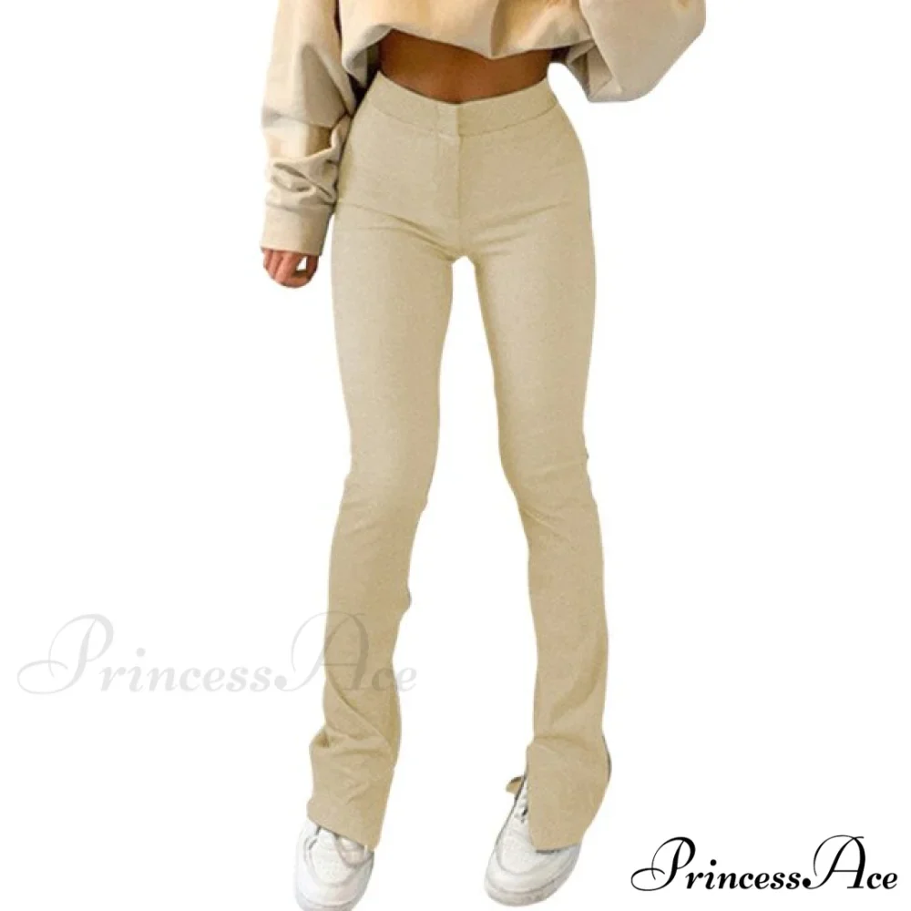 Solid Sweatpants Skinny Long Trousers - Image 6