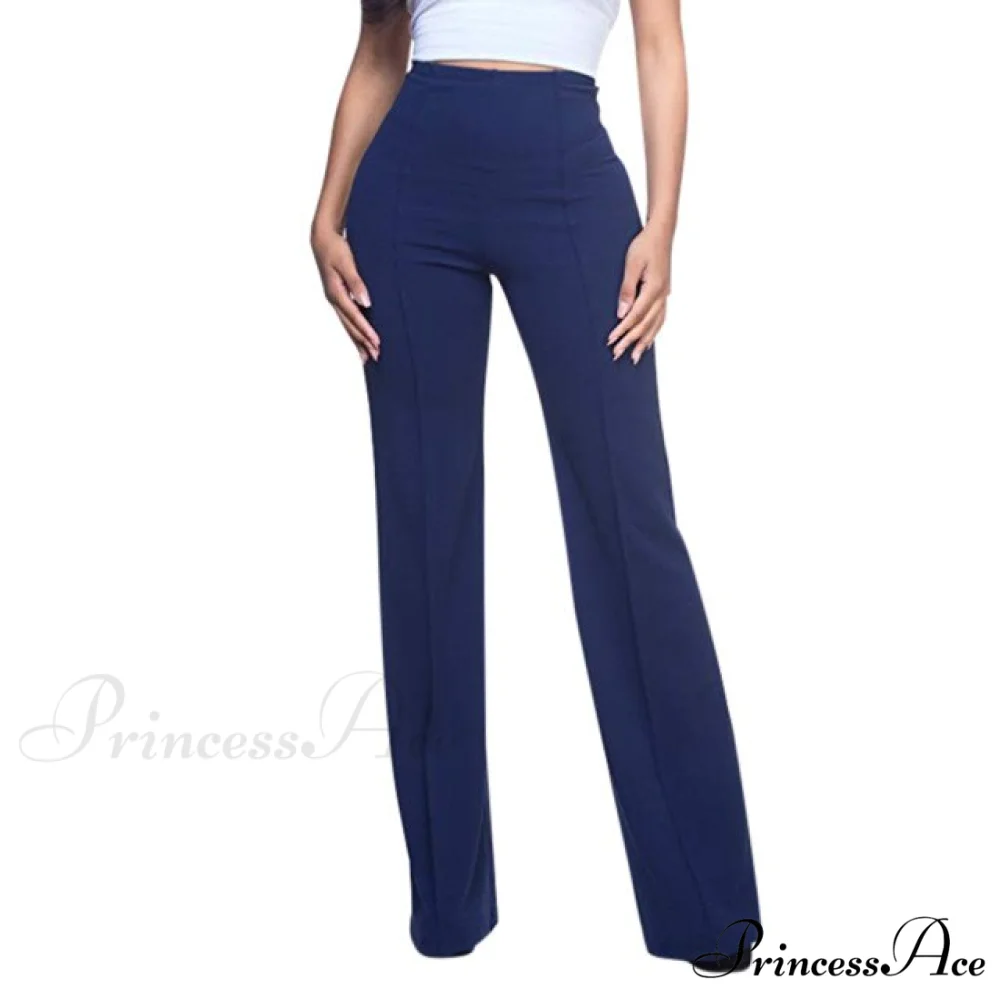 Elegant Work Office Casual Long Trousers - Image 3