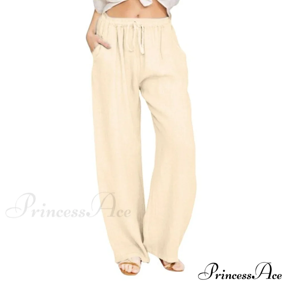 Wide Leg Lace-up Pants - Image 7