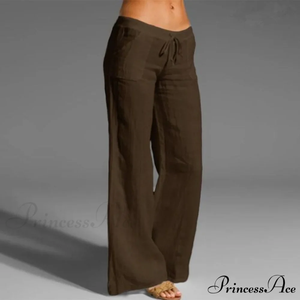 High Waist Casual Loose Wide Leg Pants - Image 3