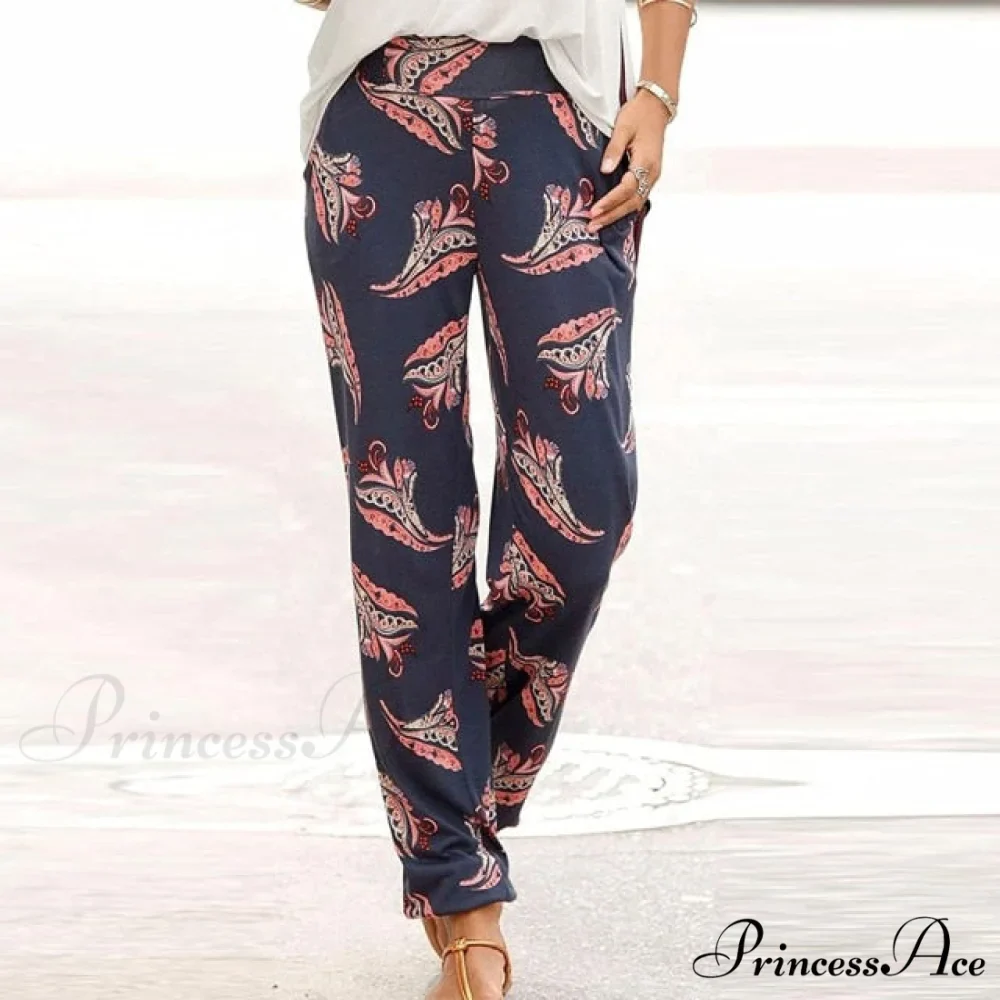 High Waist 3D Printing Trousers Long Pants - Image 2