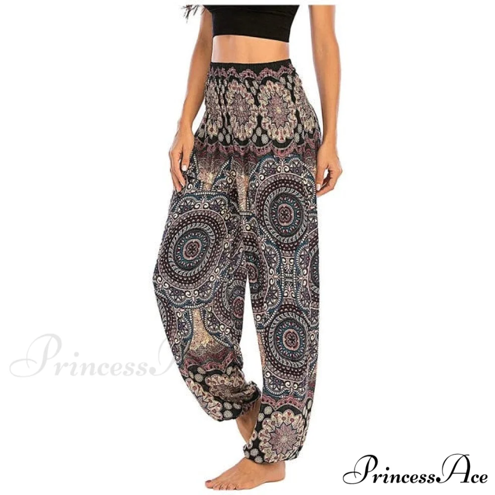 Floral Print Long Pants - Image 2